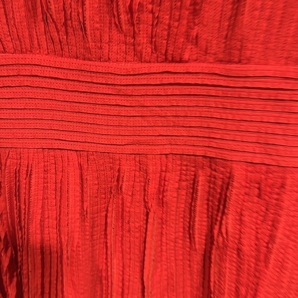 max Studio Burnt Orange Dress - Sleeveless, Lined, Size M - Picture 3 of 10